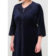 Халат Romeo Life XL,2XL,3XL,4XL,5XL велюр 3533-01